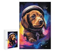 1000 PCS Puzzles pour Adolescentes Space Pup Adventure -18 Puzzle pour Adolescentes - Défi Difficile - Défi Éducatif - Amusement en Famille Et Soirée Jeux 1000 PCS