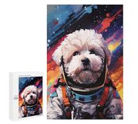 1000 PCS Puzzles pour Adolescentes Space Pup Adventure -3 Puzzle pour Adolescentes - Défi Difficile - Défi Éducatif - Amusement en Famille Et Soirée Jeux 1000 PCS