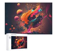 1000 PCS Puzzles pour Adolescents Abstract Cosmic Fusion Jeux De Puzzle Relaxants, Amusants Et Humoristiques : des Cadeaux d'anniversaire Et De Noël Uniques 1000 PCS