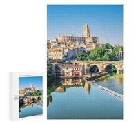 1000 PCS Puzzles pour Adolescents Albi City Casse-têtes pour Adultes, Jeux De Réflexion, Analyse Et Logique, Cadeaux De Noël Et d'anniversaire 1000 PCS