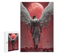 1000 PCS Puzzles pour Adolescents Angel Warrior with Sword -1 Puzzles pour Adultes Assemblage De Motifs Stimule Le Cerveau Jeux Et Jouets Stimulants 1000 PCS