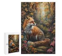 1000 PCS Puzzles pour Adolescents Autumn Fox in Forest-1 Puzzles pour Adultes Assemblage De Motifs Stimule Le Cerveau Jeux Et Jouets Stimulants 1000 PCS