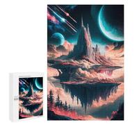 1000 PCS Puzzles pour Adolescents Celestial Castle Realms Casse-têtes pour Adultes, Jeux De Réflexion, Analyse Et Logique, Cadeaux De Noël Et d'anniversaire 1000 PCS