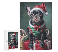 1000 PCS Puzzles pour Adolescents Christmas French Bulldog Gifts-1 Puzzles pour Adultes Assemblage De Motifs Stimule Le Cerveau Jeux Et Jouets Stimulants 1000 PCS