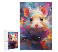 1000 PCS Puzzles pour Adolescents Colorful Rabbit Painting Puzzles pour Adultes - Jeu Difficile Et Stimulant À Compléter - Jouets De Jeu Stimulants 1000 PCS
