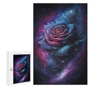 1000 PCS Puzzles pour Adolescents Cosmic Rose Bloom-4 Puzzles pour Adultes Assemblage De Motifs Stimule Le Cerveau Jeux Et Jouets Stimulants 1000 PCS