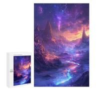 1000 PCS Puzzles pour Adolescents Fantasy Galaxy Landscape -1 Puzzles pour Adultes Assemblage De Motifs Stimule Le Cerveau Jeux Et Jouets Stimulants 1000 PCS