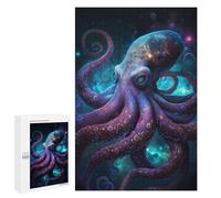 1000 PCS Puzzles pour Adolescents Galactic Octopus Art Print-6 Puzzles pour Adultes - Jeu Difficile Et Stimulant À Compléter - Jouets De Jeu Stimulants 1000 PCS
