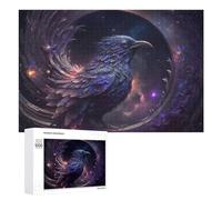 1000 PCS Puzzles pour Adolescents Galactic Raven Cosmic Artwork Puzzles pour Adultes, Jeu Familial D'analyse Et De Logique, Cadeaux Anti-Stress 1000 PCS