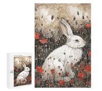 1000 PCS Puzzles pour Adolescents Garden Bunny Casse-têtes pour Adultes, Jeux De Réflexion, Analyse Et Logique, Cadeaux De Noël Et d'anniversaire 1000 PCS