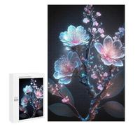 1000 PCS Puzzles pour Adolescents Glowing Blossom Fantasy Puzzles pour Adultes, Jeu Familial D'analyse Et De Logique, Cadeaux Anti-Stress 1000 PCS