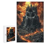 1000 PCS Puzzles pour Adolescents Hades, King of The Underworld - Dark God of Fire and Shadow Puzzles pour Adultes Jeux Relaxants Assemblage De Motifs Interaction Parent-Enfant 1000 PCS
