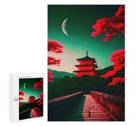 1000 PCS Puzzles pour Adolescents Japan View Castle Casse-têtes pour Adultes, Jeux De Réflexion, Analyse Et Logique, Cadeaux De Noël Et d'anniversaire 1000 PCS