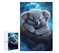 1000 PCS Puzzles pour Adolescents Koala in Moonlit Tree Puzzles pour Adultes Jouets Anti-Stress Défi Difficile Cadeaux Et Anniversaires Uniques 1000 PCS