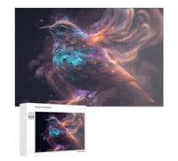 1000 PCS Puzzles pour Adolescents Magical Bird in Cosmic Light Puzzles pour Adultes, Jeu Familial D'analyse Et De Logique, Cadeaux Anti-Stress 1000 PCS