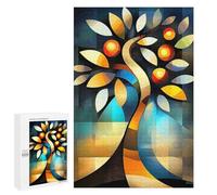 1000 PCS Puzzles pour Adolescents Modern Cubism Tree Puzzle, Jouet, Décoration Murale, Difficile, Original, Cadeaux d'anniversaire Et De Noël 1000 PCS