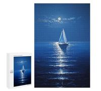 1000 PCS Puzzles pour Adolescents Moonlit Ocean Serenity-1 Puzzles pour Adultes Assemblage De Motifs Stimule Le Cerveau Jeux Et Jouets Stimulants 1000 PCS