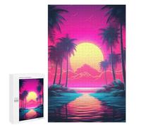 1000 PCS Puzzles pour Adolescents Neon Dreamscape Reverie Puzzles pour Adultes Et Familles : Les Jeux Améliorent La Mémoire Et Stimulent Le Cerveau
