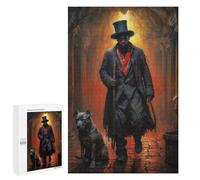 1000 PCS Puzzles pour Adolescents Papa Legba and His Dog Puzzle, Jouet, Décoration Murale, Difficile, Original, Cadeaux d'anniversaire Et De Noël 1000 PCS
