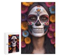 1000 PCS Puzzles pour Adolescents Queen of Skulls Puzzle pour Adultes : Jeu De Rapidité Manuelle pour Anniversaire, Noël 1000 PCS