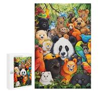 1000 PCS Puzzles pour Adolescents Rainbow Forest Friends Jeux De Puzzle Relaxants, Amusants Et Humoristiques : des Cadeaux d'anniversaire Et De Noël Uniques 1000 PCS