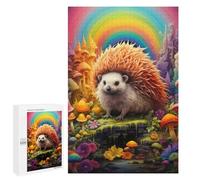 1000 PCS Puzzles pour Adolescents Rainbow Hedgehog Fantasy Puzzles pour Adultes Jouets Anti-Stress Défi Difficile Cadeaux Et Anniversaires Uniques 1000 PCS
