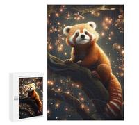 1000 PCS Puzzles pour Adolescents Red Panda in Enchanted Forest Puzzles pour Adultes, Jeu Familial D'analyse Et De Logique, Cadeaux Anti-Stress 1000 PCS