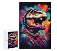 1000 PCS Puzzles pour Adolescents Space Dinosaur Adventure -25 Puzzles pour Adultes Assemblage De Motifs Stimule Le Cerveau Jeux Et Jouets Stimulants 1000 PCS