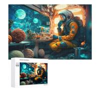 1000 PCS Puzzles pour Adolescents Space Explorer's Meal in Orbit Casse-têtes pour Adultes, Jeux De Réflexion, Analyse Et Logique, Cadeaux De Noël Et d'anniversaire 1000 PCS