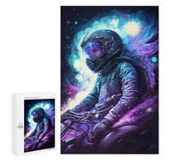 1000 PCS Puzzles pour Adolescents Space Motorcycle Adventure Puzzles pour Adultes - Jeu Difficile Et Stimulant À Compléter - Jouets De Jeu Stimulants 1000 PCS