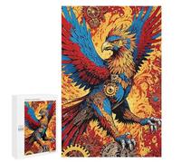 1000 PCS Puzzles pour Adolescents Steampunk Phoenix Puzzle pour Adultes : Jeu De Rapidité Manuelle pour Anniversaire, Noël 1000 PCS