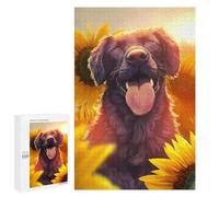 1000 PCS Puzzles pour Adolescents Sunflowers and Happiness Puzzle, Jouet, Décoration Murale, Difficile, Original, Cadeaux d'anniversaire Et De Noël 1000 PCS