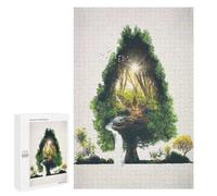 1000 PCS Puzzles pour Adolescents The Road Not Taken Puzzle pour Adultes - Jeu Manuel - Défi Difficile - Idéal comme Cadeau 1000 PCS