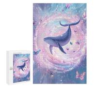 1000 PCS Puzzles pour Adolescents Whale and Butterfly Dreamscape Puzzles pour Adultes Assemblage De Motifs Stimule Le Cerveau Jeux Et Jouets Stimulants 1000 PCS
