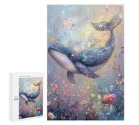 1000 PCS Puzzles pour Adolescents Whale in Fantasy Garden Puzzles pour Adultes Assemblage De Motifs Stimule Le Cerveau Jeux Et Jouets Stimulants 1000 PCS