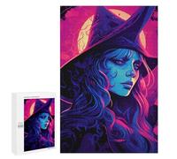 1000 PCS Puzzles pour Adolescents Witch's Enchanted Night Puzzles pour Adultes, Jeu Familial D'analyse Et De Logique, Cadeaux Anti-Stress 1000 PCS