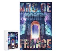 1000 PCS Puzzles pour Adultes Arc De Triomphe Collage Analyse Et Logique du Jeu De Puzzle Familial Interaction Parent-Enfant 1000 PCS