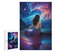 1000 PCS Puzzles pour Adultes Beautiful Space Girl Analyse Et Logique du Jeu De Puzzle Familial Interaction Parent-Enfant 1000 PCS