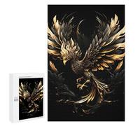 1000 PCS Puzzles pour Adultes Black Gold Phoenix Analyse Et Logique du Jeu De Puzzle Familial Interaction Parent-Enfant 1000 PCS