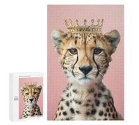 1000 PCS Puzzles pour Adultes Cheetah King Analyse Et Logique du Jeu De Puzzle Familial Interaction Parent-Enfant 1000 PCS