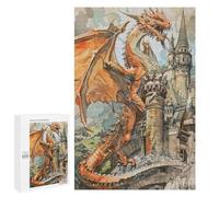 1000 PCS Puzzles pour Adultes Colored Sketch Dragon Analyse Et Logique du Jeu De Puzzle Familial Interaction Parent-Enfant 1000 PCS