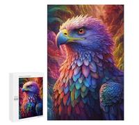 1000 PCS Puzzles pour Adultes Colorful Eagle Fantasy Artwork Puzzle pour Adolescents Cadeau d'anniversaire Difficile Et Stimulant Cadeaux d'anniversaire Et De Noël Uniques 1000 PCS