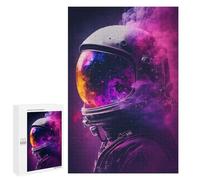 1000 PCS Puzzles pour Adultes Cosmic Astronaut Helmet-2 Analyse Et Logique du Jeu De Puzzle Familial Interaction Parent-Enfant 1000 PCS