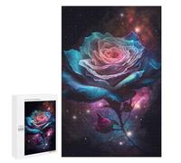 1000 PCS Puzzles pour Adultes Cosmic Rose Bloom-3 Puzzle : Un Jeu Manuel Amusant Et Humoristique, Idéal comme Cadeau d'anniversaire Ou Cadeau Unique 1000 PCS