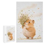 1000 PCS Puzzles pour Adultes Cute Hamster Puzzle : Un Jeu Manuel Amusant Et Humoristique, Idéal comme Cadeau d'anniversaire Ou Cadeau Unique 1000 PCS