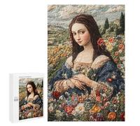 1000 PCS Puzzles pour Adultes Embroidered Mona Lisa Analyse Et Logique du Jeu De Puzzle Familial Interaction Parent-Enfant 1000 PCS