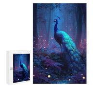 1000 PCS Puzzles pour Adultes Enchanted Forest Peacock-1 Puzzle pour Adolescents Cadeau d'anniversaire Difficile Et Stimulant Cadeaux d'anniversaire Et De Noël Uniques 1000 PCS
