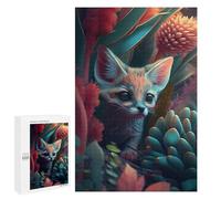 1000 PCS Puzzles pour Adultes Enchanted Forest Whiskers -3 Analyse Et Logique du Jeu De Puzzle Familial Interaction Parent-Enfant 1000 PCS