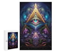 1000 PCS Puzzles pour Adultes Enchanted Mystic Eye Artwork Puzzle pour Adolescents Cadeau d'anniversaire Difficile Et Stimulant Cadeaux d'anniversaire Et De Noël Uniques 1000 PCS