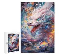 1000 PCS Puzzles pour Adultes Fantasy Dragon Artwork -7 Puzzle pour Adolescents Cadeau d'anniversaire Difficile Et Stimulant Cadeaux d'anniversaire Et De Noël Uniques 1000 PCS